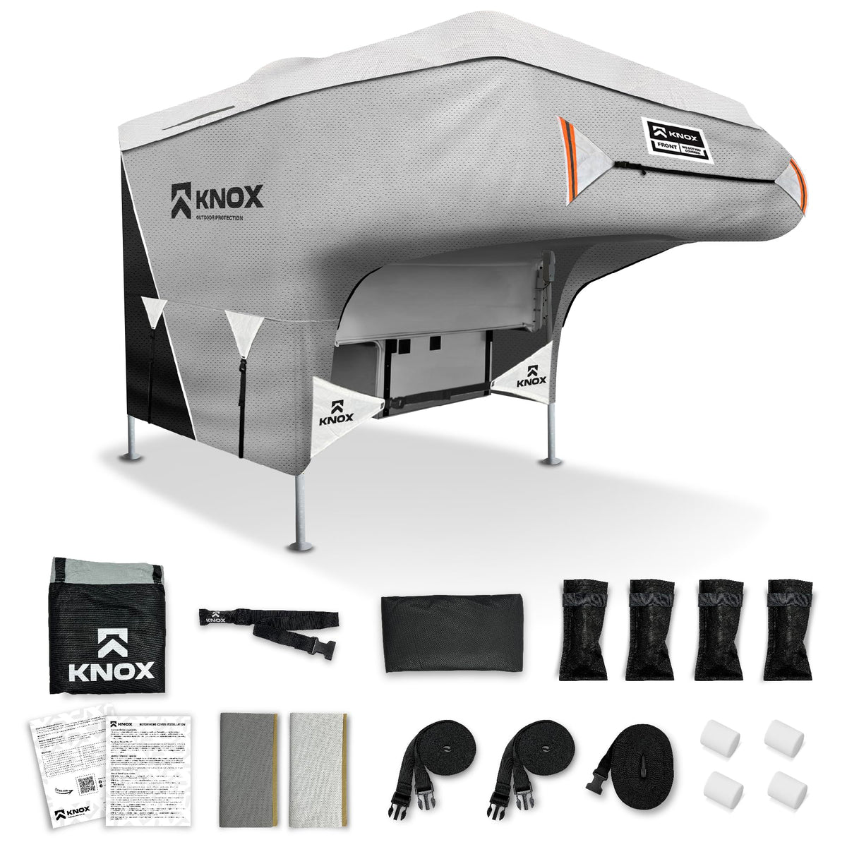 RV Truck Camper Cover with Ladder Cover and Gutter Cover R17990