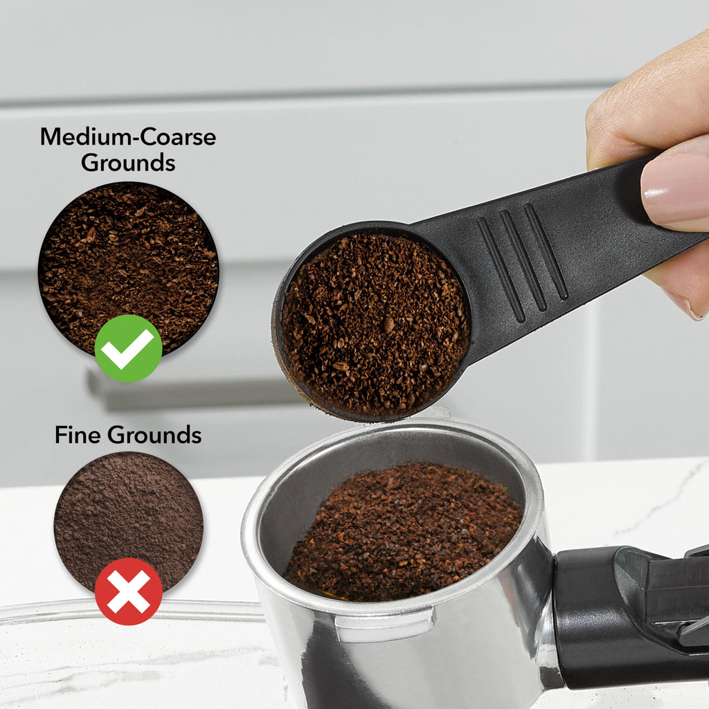 4-Shot Steam Espresso Cappuccino and Latte Maker with Stainless Steel Frothing Pitcher L7866