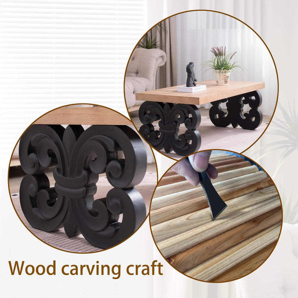 Rectangle Coffee Table with Wood Top Q976997