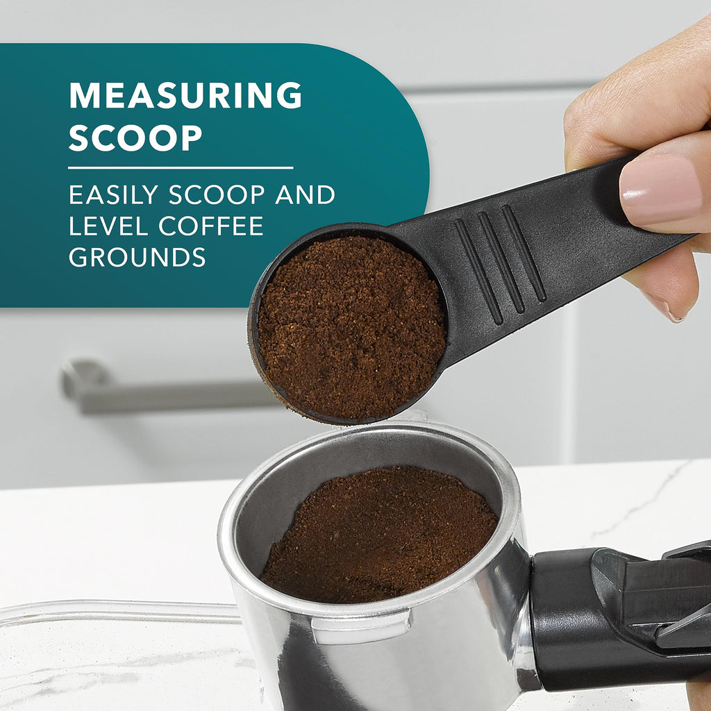 4-Shot Steam Espresso Cappuccino and Latte Maker with Stainless Steel Frothing Pitcher L7866