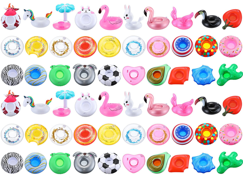 60 Pcs Inflatable Drink Holder V9196