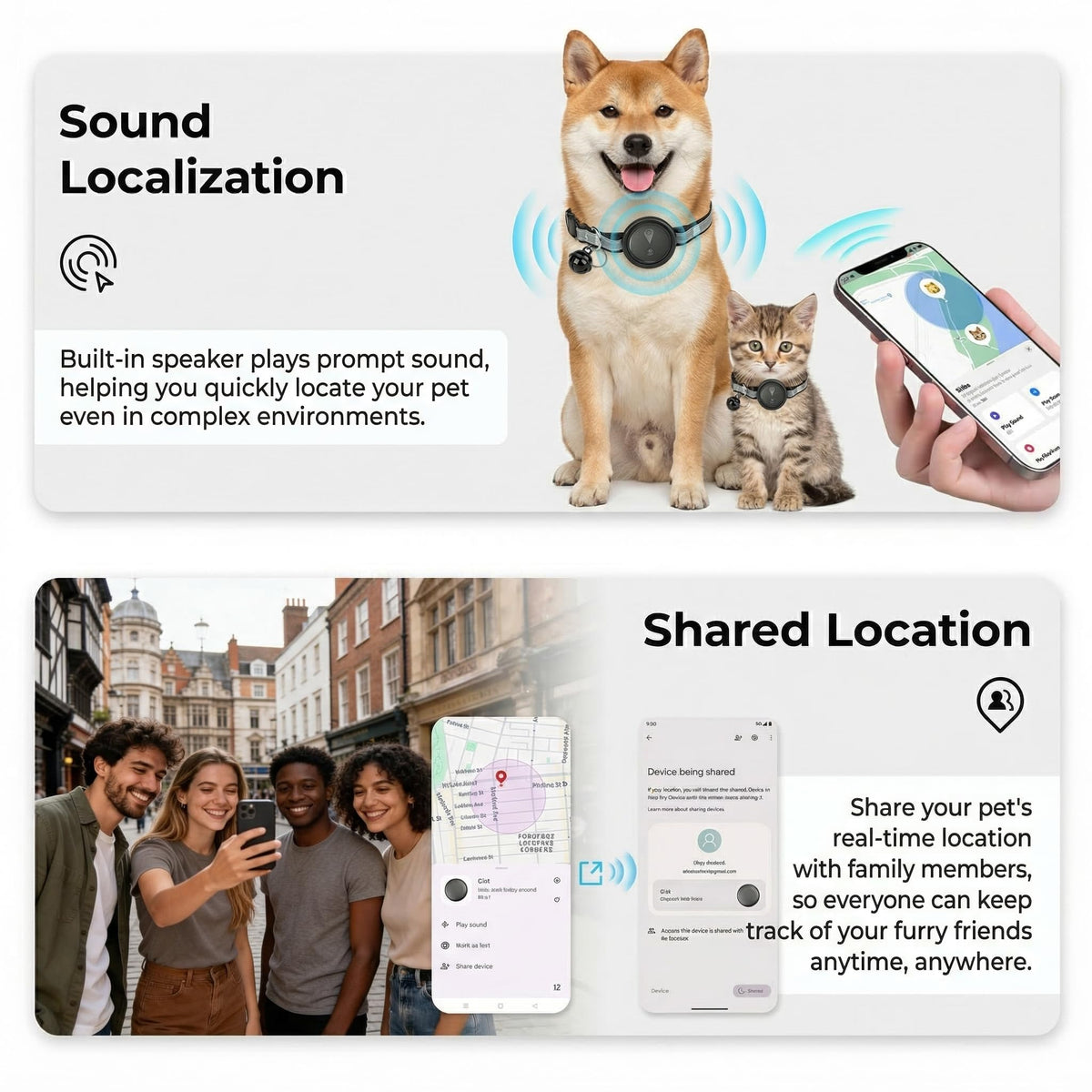 GPS Pet Tracker for Dogs & Cats H635904
