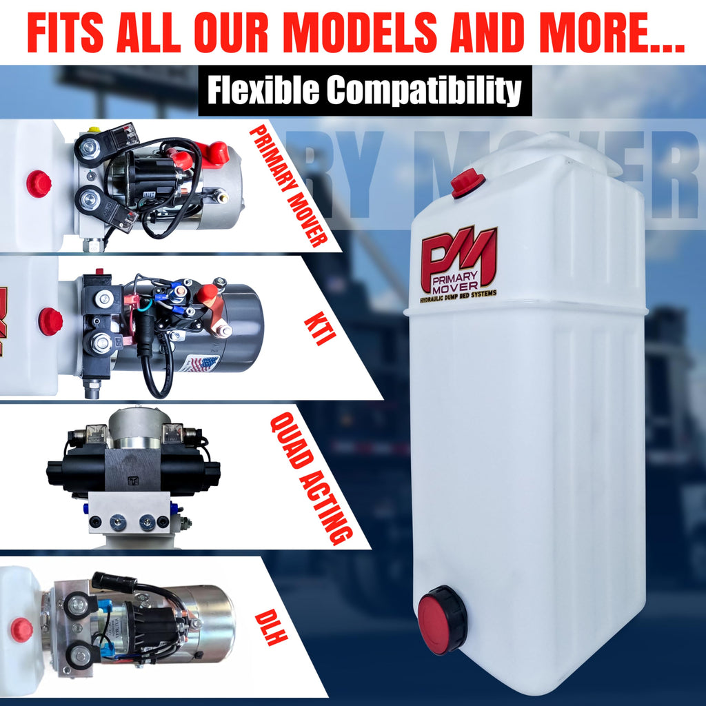 5 Quart Poly Hydraulic Replacement Reservoir P7643