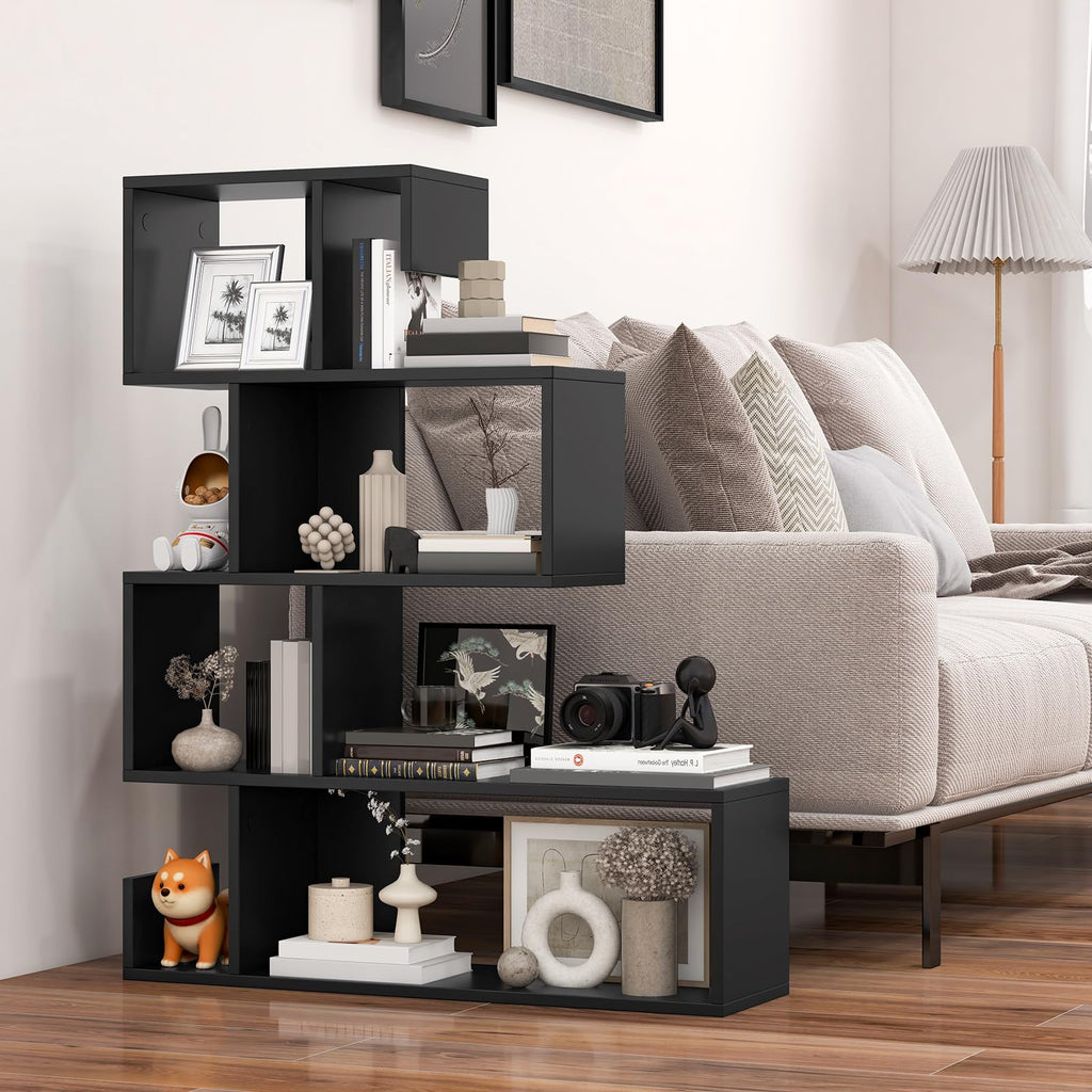 5-Tier Geometric Bookshelf B69478