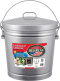 10-Gallon Locking Lid Can U54491