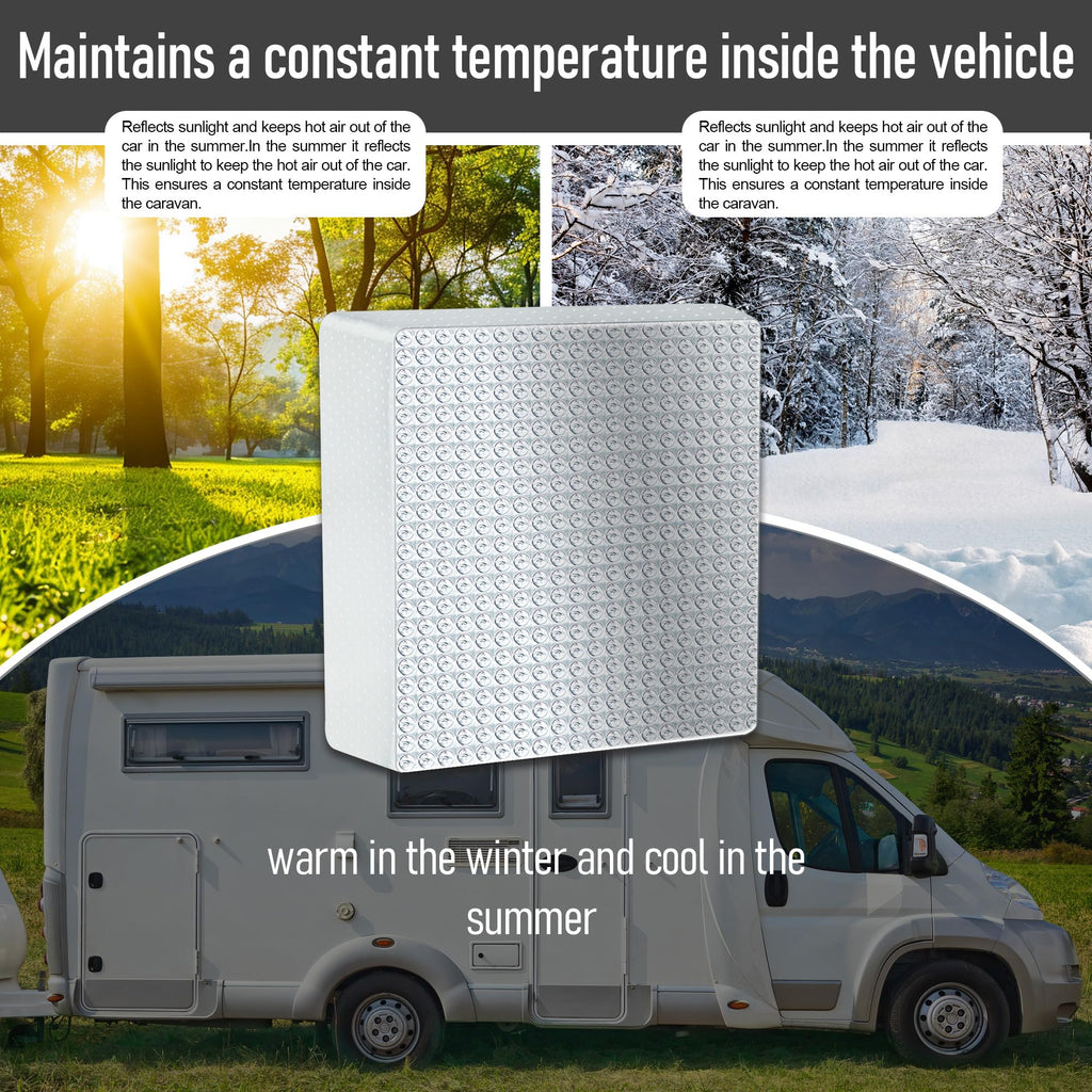 14″x14″x3″ RV Vent Insulator with Reflective Surface D729