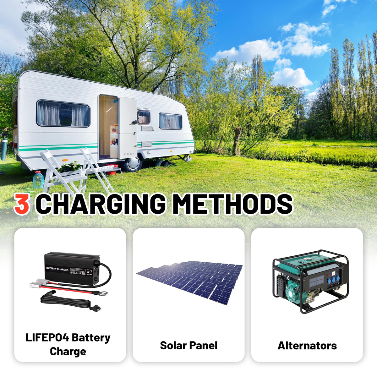 12V 100Ah LiFePO4 Lithium Battery K723
