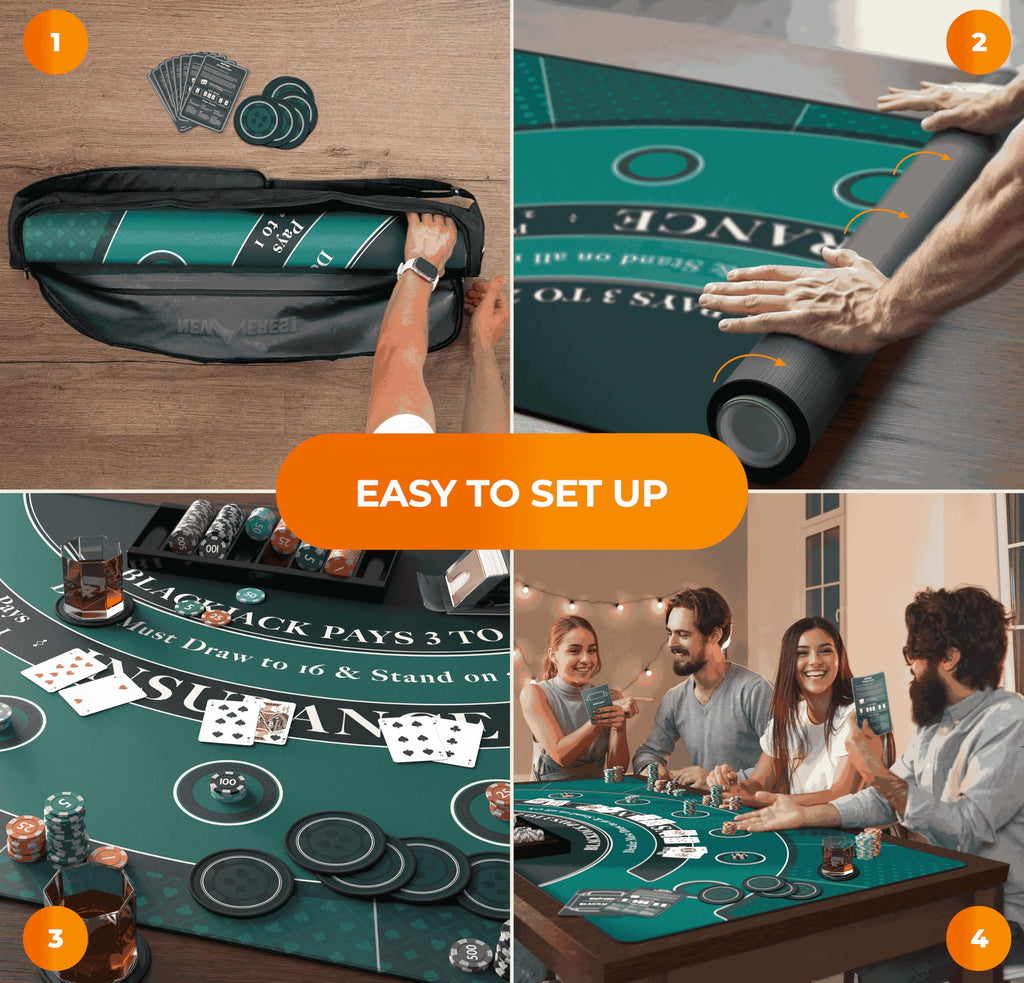 Blackjack Mat 70" x 30" F580
