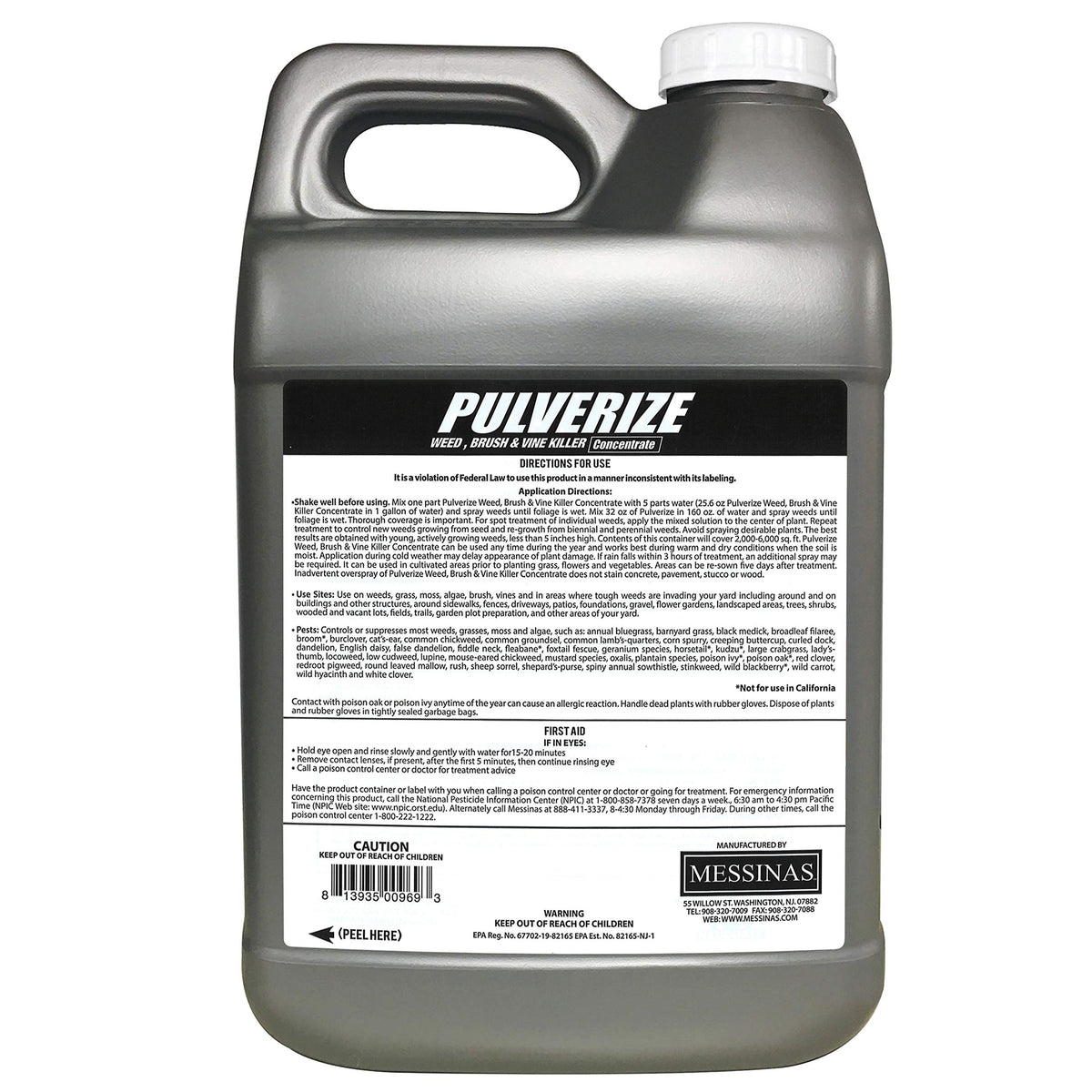 Weed and Vine Killer Concentrate 2.5 Gallons N2435